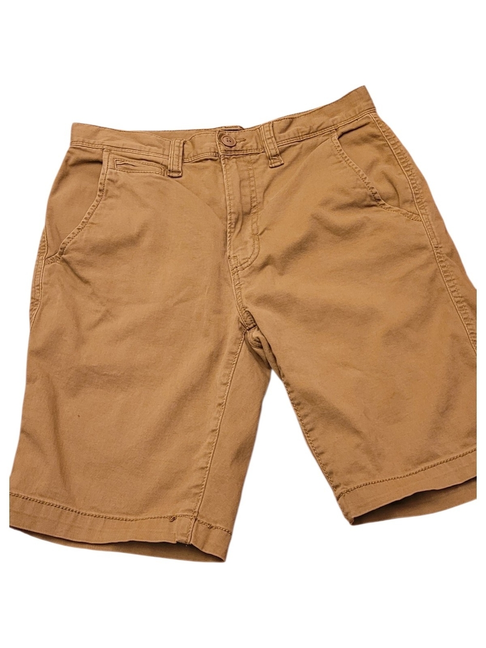 Arizona Jean Company Men's Tan Flat Front Chino Shorts
